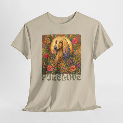 Afghan Vintage Graphic T-Shirt – Unisex Cotton Tee for Dog Lovers