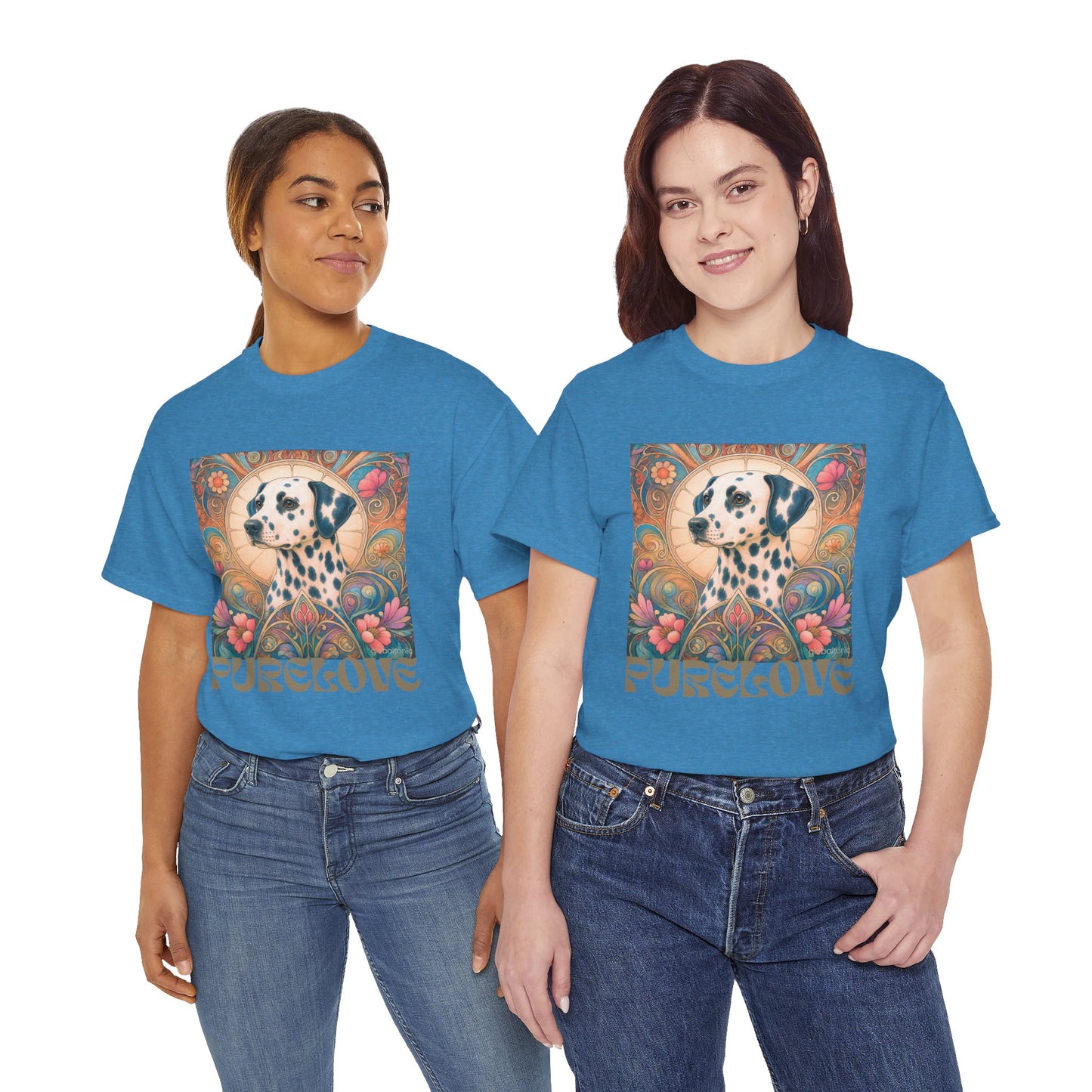 Dalmatian Vintage Graphic T-Shirt – Unisex Cotton Tee for Dog Lovers