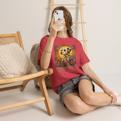 Dalmatian Vintage Graphic T-Shirt – Unisex Cotton Tee for Dog Lovers
