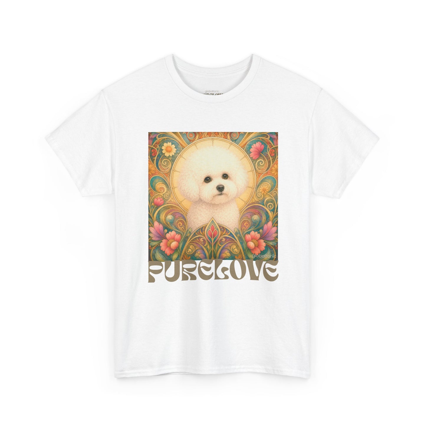 Bichon Frise Vintage Graphic T-Shirt – Unisex Cotton Tee for Dog Lovers