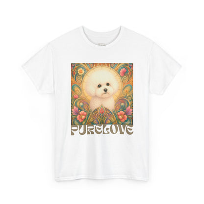 Bichon Frise Vintage Graphic T-Shirt – Unisex Cotton Tee for Dog Lovers