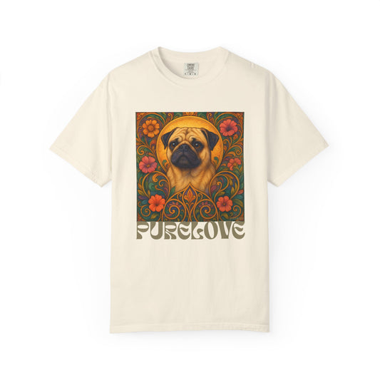Pug Vintage Graphic T-Shirt – Unisex Cotton Tee for Dog Lovers