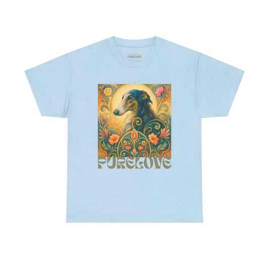 Borzoi Vintage Graphic T-Shirt – Unisex Cotton Tee for Dog Lovers