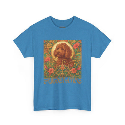 Red Cavapoo (Cavoodle) Vintage Graphic T-Shirt – Unisex Cotton Tee for Dog Lovers