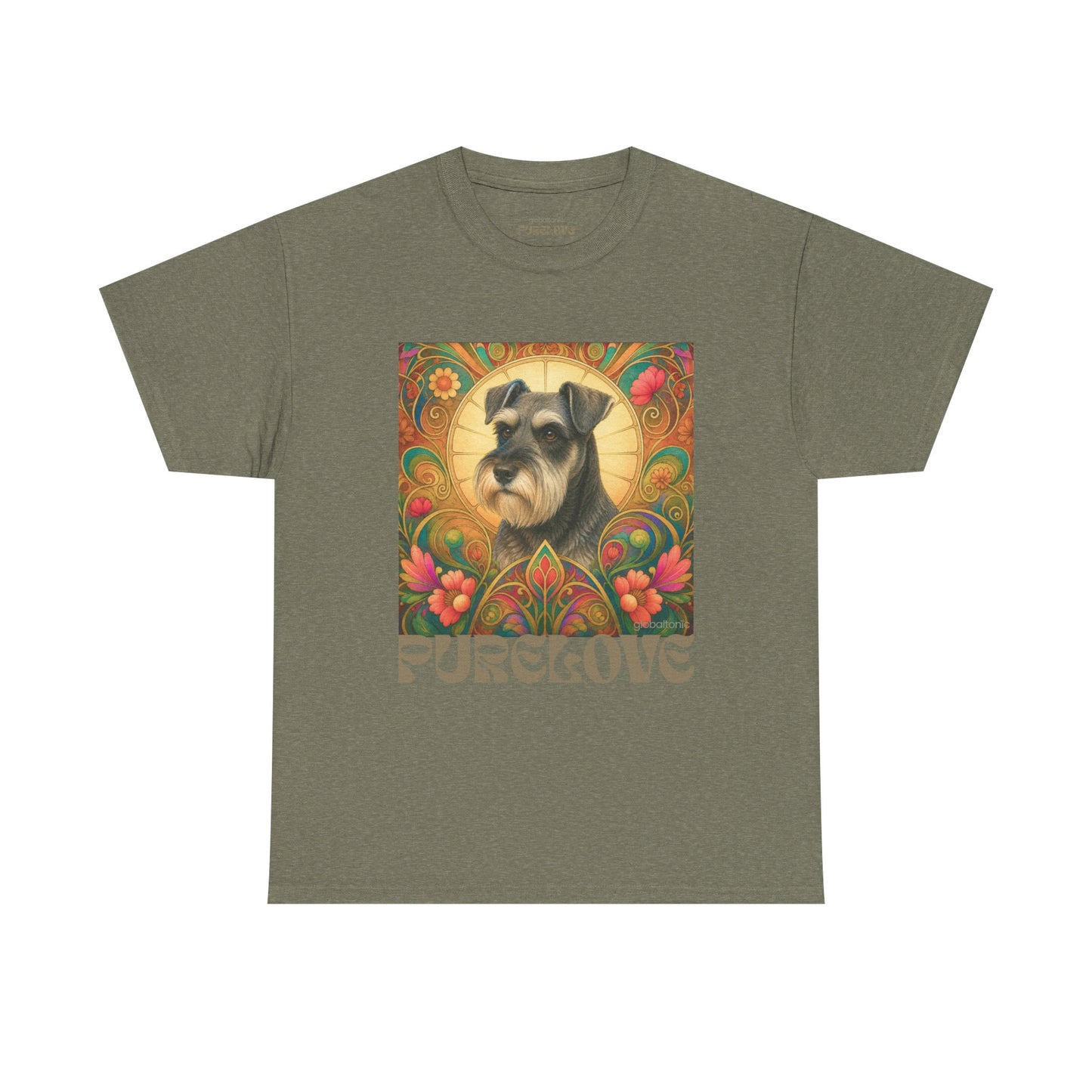 Schnauzer Vintage Graphic T-Shirt – Unisex Cotton Tee for Dog Lovers
