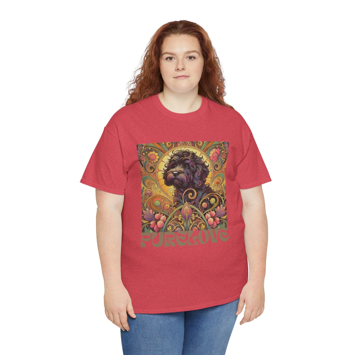 Black Cavapoo (Cavoodle) Vintage Graphic T-Shirt – Unisex Cotton Tee for Dog Lovers