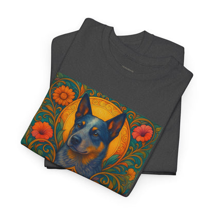 Australian Blue Heeler Vintage Graphic T-Shirt – Unisex Cotton Tee for Dog Lovers