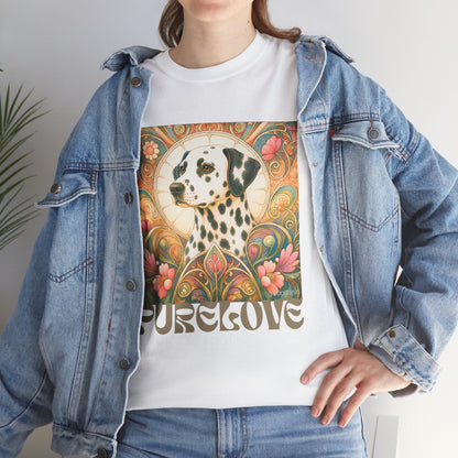 Dalmatian Vintage Graphic T-Shirt – Unisex Cotton Tee for Dog Lovers