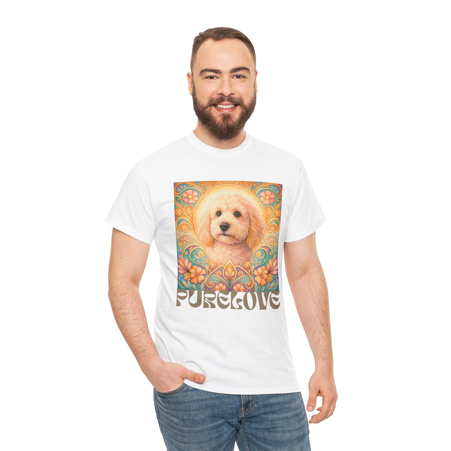 Goldendoodle (Groodle) Vintage Graphic T-Shirt – Unisex Cotton Tee for Dog Lovers