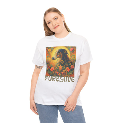 Borzoi Vintage Graphic T-Shirt – Unisex Cotton Tee for Dog Lovers
