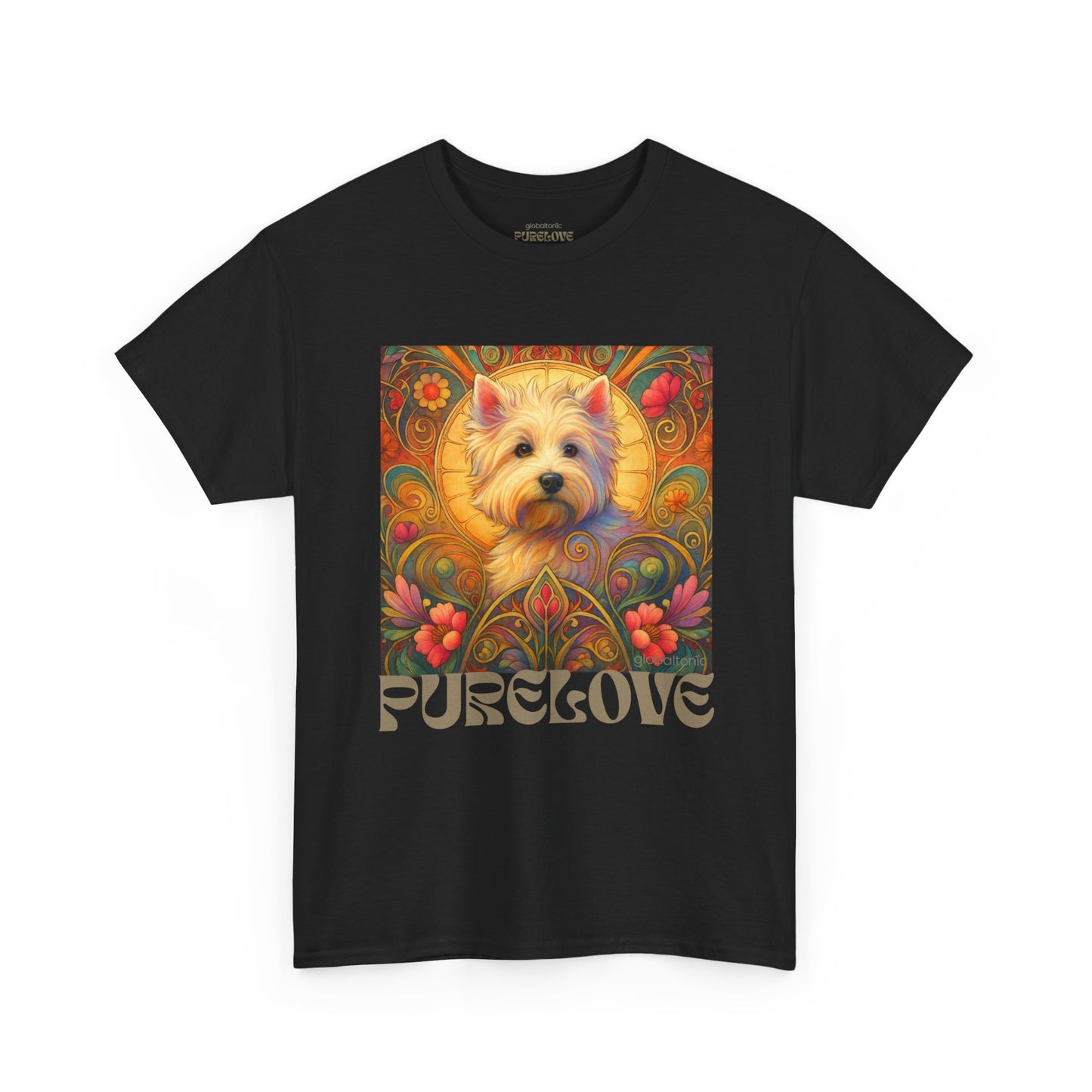 West Highland Terrier (Westie) Vintage Graphic T-Shirt – Unisex Cotton Tee for Dog Lovers