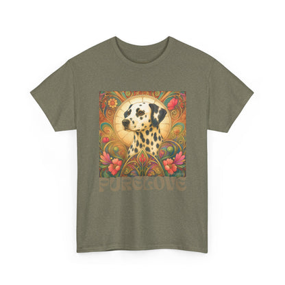 Dalmatian Vintage Graphic T-Shirt – Unisex Cotton Tee for Dog Lovers