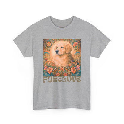 Golden Retriever Vintage Graphic T-shirt - Unisex Cotton Tee for Dog Lovers