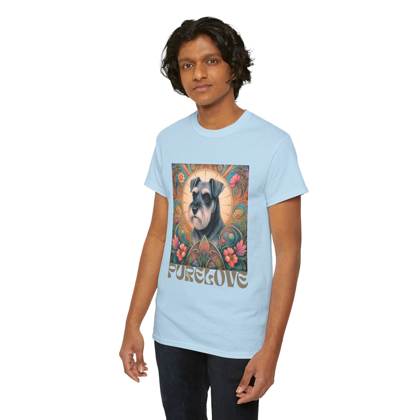 Schnauzer Vintage Graphic T-Shirt – Unisex Cotton Tee for Dog Lovers