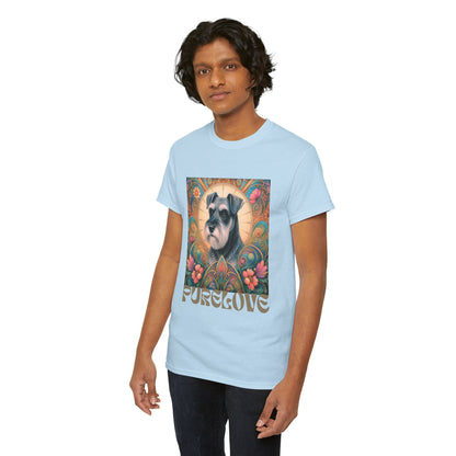 Schnauzer Vintage Graphic T-Shirt – Unisex Cotton Tee for Dog Lovers