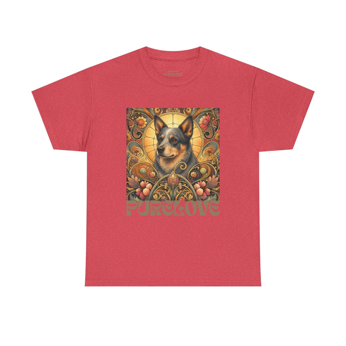 Australian Blue Heeler Vintage Graphic T-Shirt – Unisex Cotton Tee for Dog Lovers