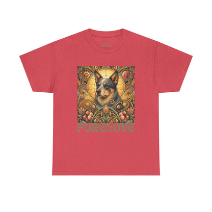 Australian Blue Heeler Vintage Graphic T-Shirt – Unisex Cotton Tee for Dog Lovers