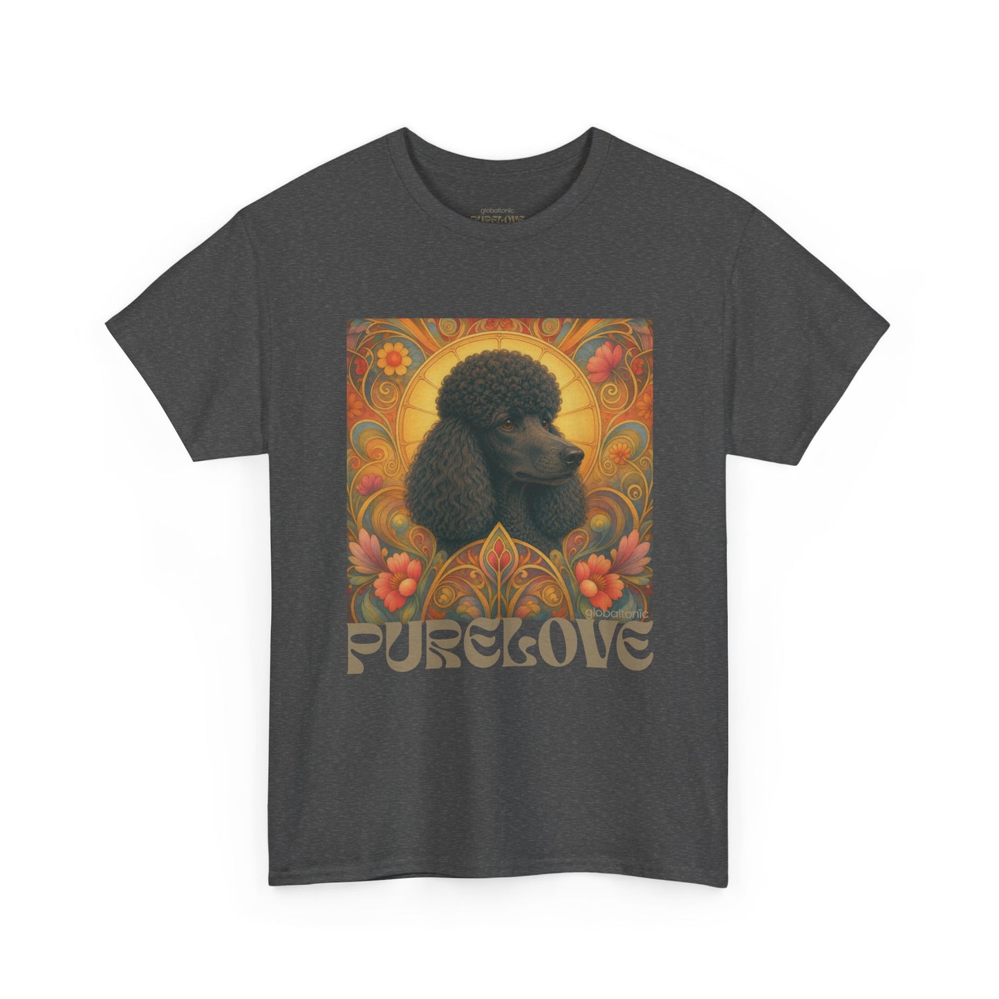 Poodle Black Vintage Graphic T-Shirt – Unisex Cotton Tee for Dog Lovers