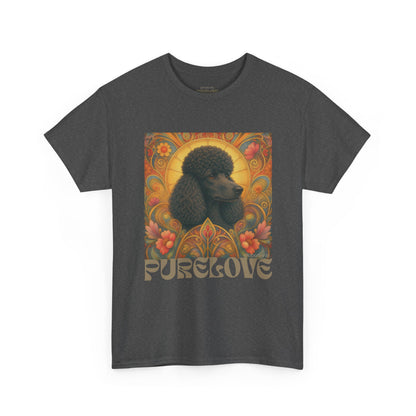 Poodle Black Vintage Graphic T-Shirt – Unisex Cotton Tee for Dog Lovers