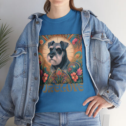 Schnauzer Vintage Graphic T-Shirt – Unisex Cotton Tee for Dog Lovers