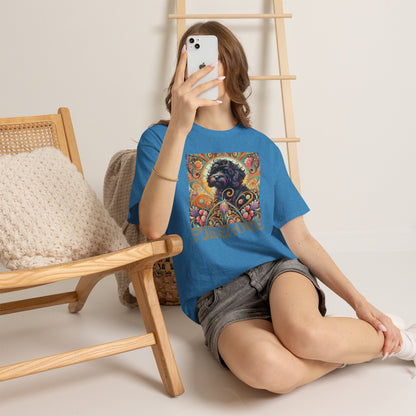 Black Cavapoo (Cavoodle) Vintage Graphic T-Shirt – Unisex Cotton Tee for Dog Lovers