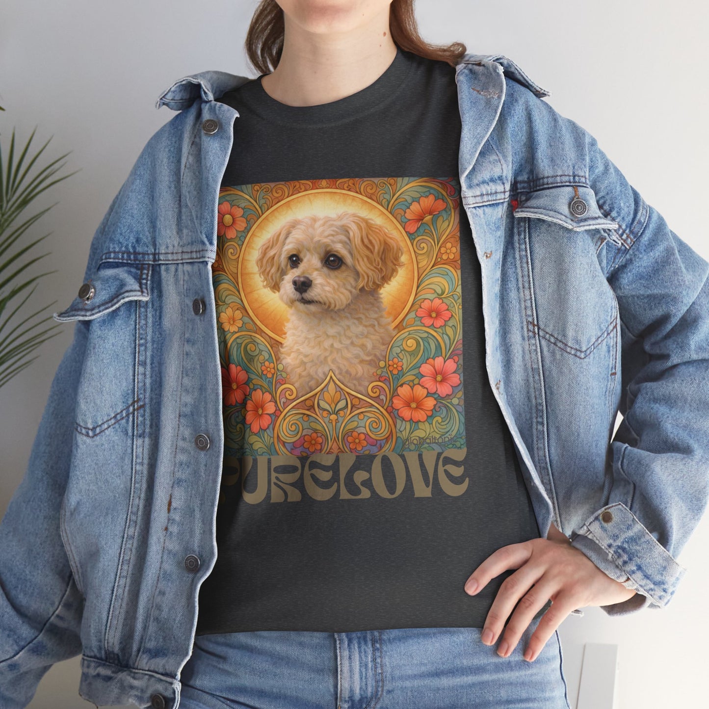 Foxypoo (Foodle) Vintage Graphic T-Shirt – Unisex Cotton Tee for Dog Lovers
