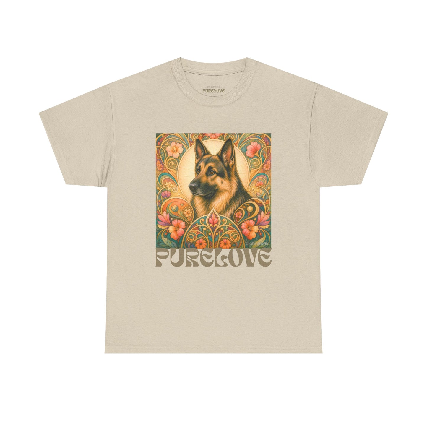 German Shepherd Vintage Graphic T-Shirt – Unisex Cotton Tee for Dog Lovers