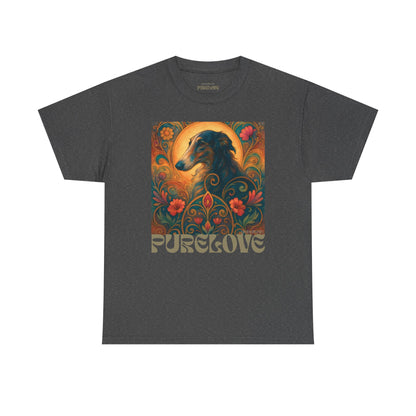 Borzoi Vintage Graphic T-Shirt – Unisex Cotton Tee for Dog Lovers