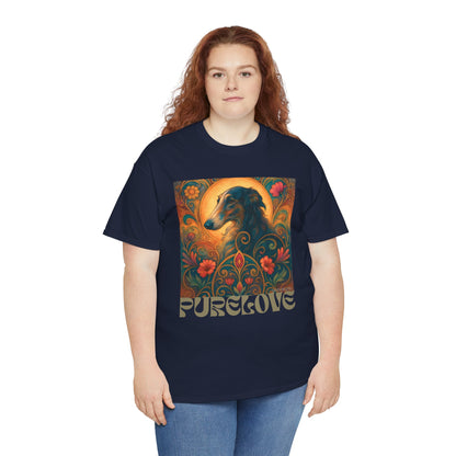 Borzoi Vintage Graphic T-Shirt – Unisex Cotton Tee for Dog Lovers