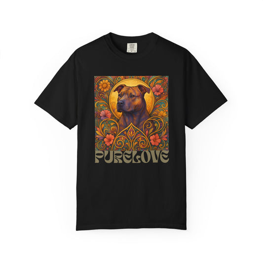 Staffy/Staffordshire Bull Terrier Brindle Vintage Graphic T-Shirt – Unisex Cotton Tee for Dog Lovers