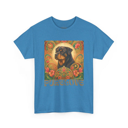 Rottweiler Buddha Vintage Graphic T-Shirt – Unisex Cotton Tee for Dog Lovers