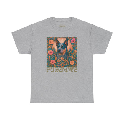 Australian Blue Heeler Vintage Graphic T-Shirt – Unisex Cotton Tee for Dog Lovers