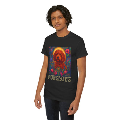 Red Cockapoo (Spoodle) Vintage Graphic T-Shirt – Unisex Cotton Tee for Dog Lovers