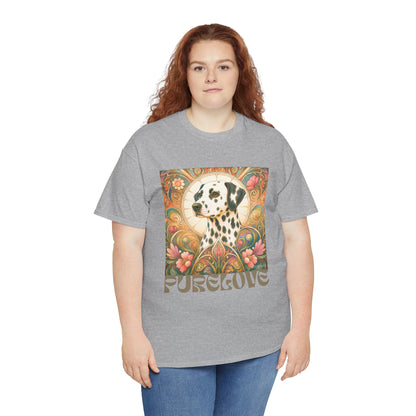 Dalmatian Vintage Graphic T-Shirt – Unisex Cotton Tee for Dog Lovers