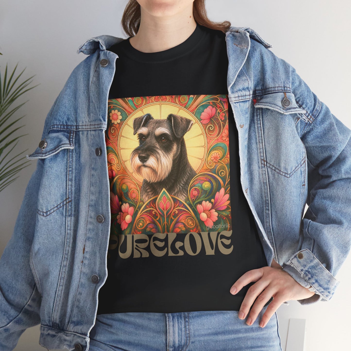 Schnauzer Vintage Graphic T-Shirt – Unisex Cotton Tee for Dog Lovers
