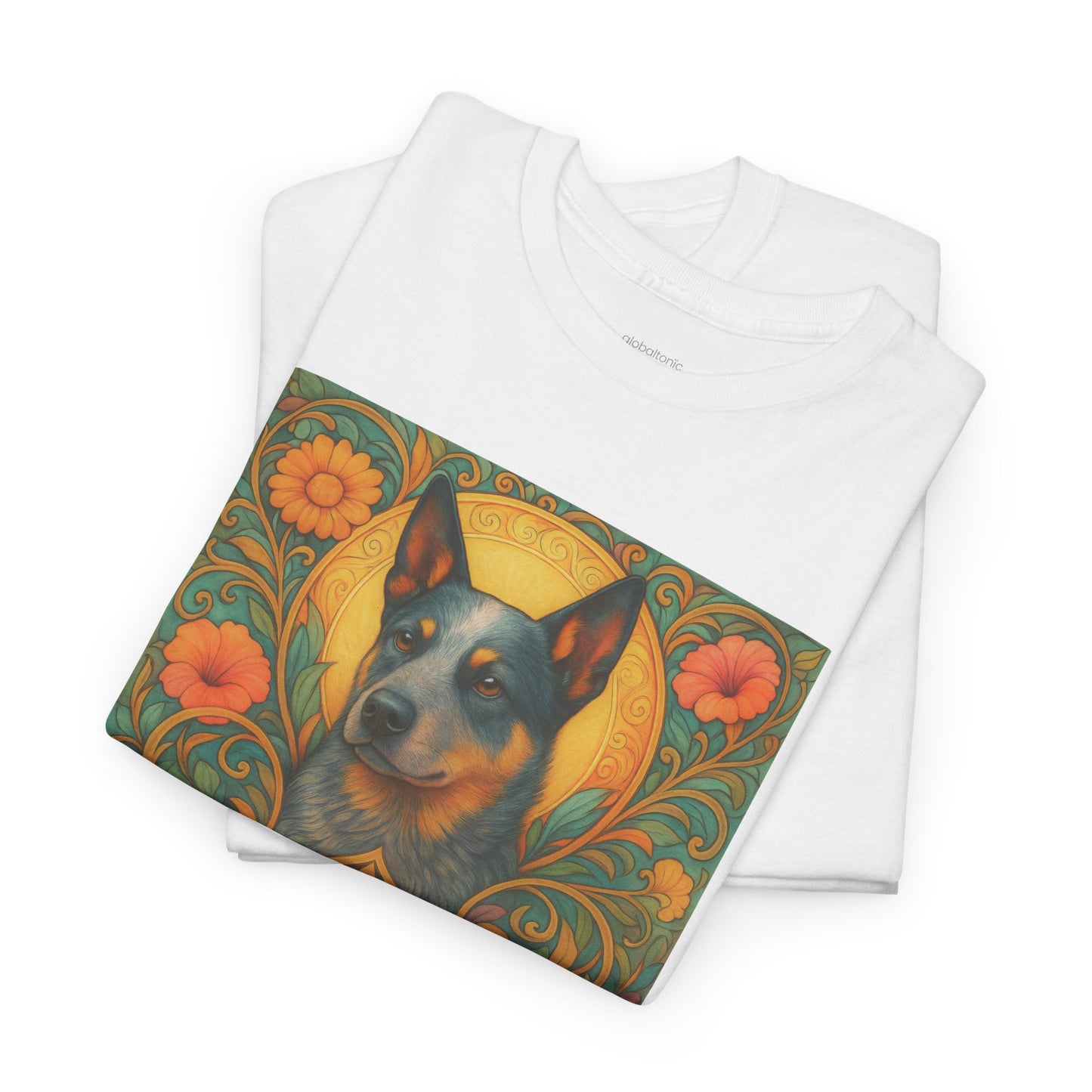 Australian Blue Heeler Vintage Graphic T-Shirt – Unisex Cotton Tee for Dog Lovers