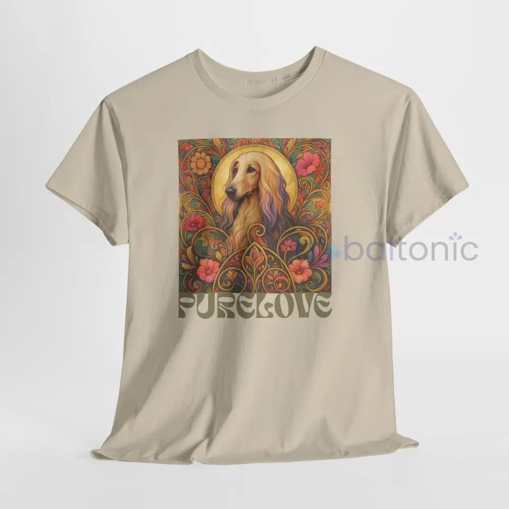 Afghan Vintage Graphic T-Shirt – Unisex Cotton Tee for Dog Lovers T-Shirt