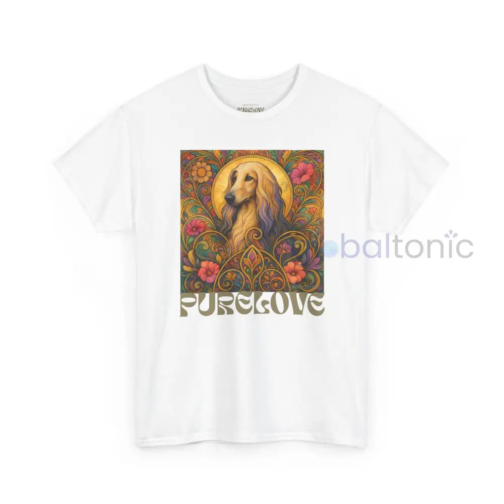 Afghan Vintage Graphic T-Shirt – Unisex Cotton Tee for Dog Lovers T-Shirt