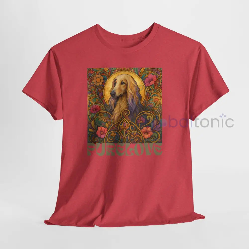 Afghan Vintage Graphic T-Shirt – Unisex Cotton Tee for Dog Lovers T-Shirt
