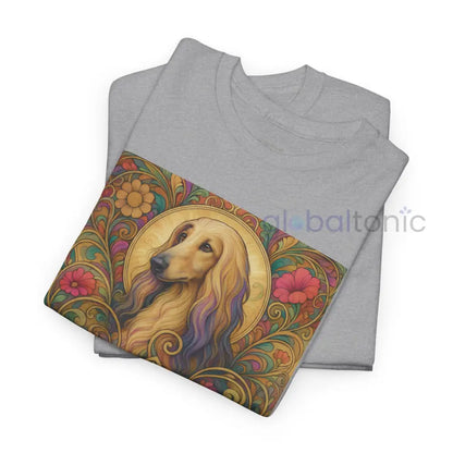 Afghan Vintage Graphic T-Shirt – Unisex Cotton Tee for Dog Lovers T-Shirt