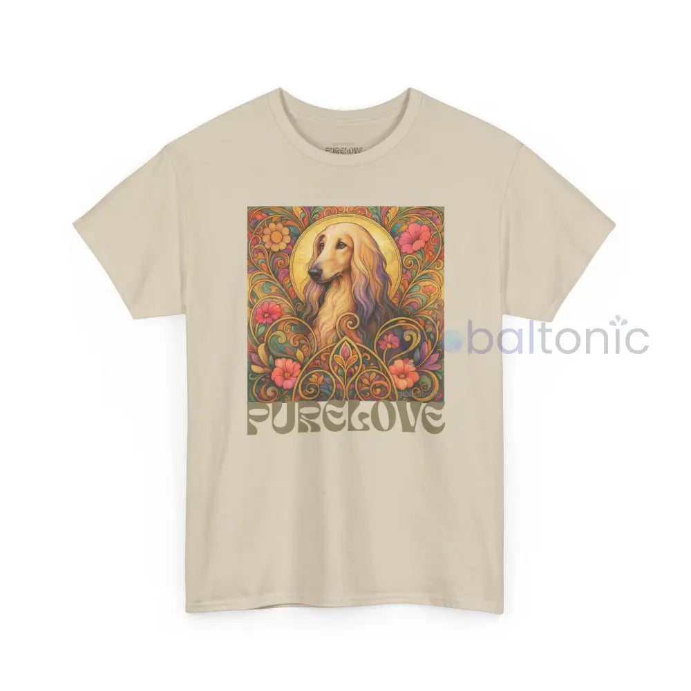 Afghan Vintage Graphic T-Shirt – Unisex Cotton Tee for Dog Lovers T-Shirt
