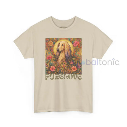 Afghan Vintage Graphic T-Shirt – Unisex Cotton Tee for Dog Lovers T-Shirt