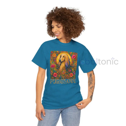 Afghan Vintage Graphic T-Shirt – Unisex Cotton Tee for Dog Lovers T-Shirt