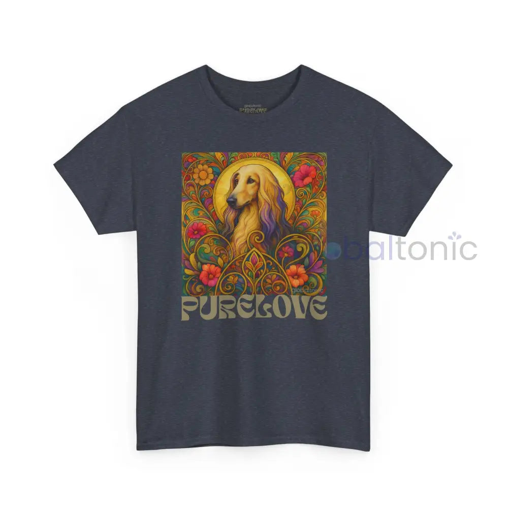 Afghan Vintage Graphic T-Shirt – Unisex Cotton Tee for Dog Lovers T-Shirt
