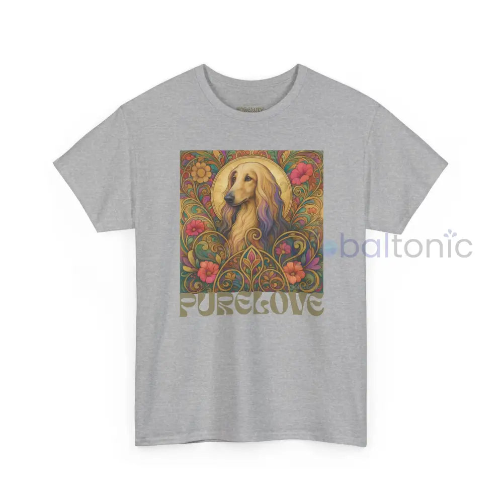 Afghan Vintage Graphic T-Shirt – Unisex Cotton Tee for Dog Lovers T-Shirt