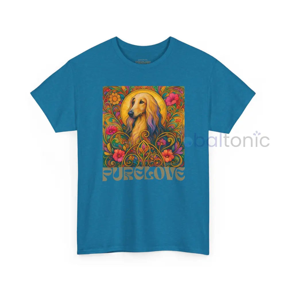 Afghan Vintage Graphic T-Shirt – Unisex Cotton Tee for Dog Lovers T-Shirt