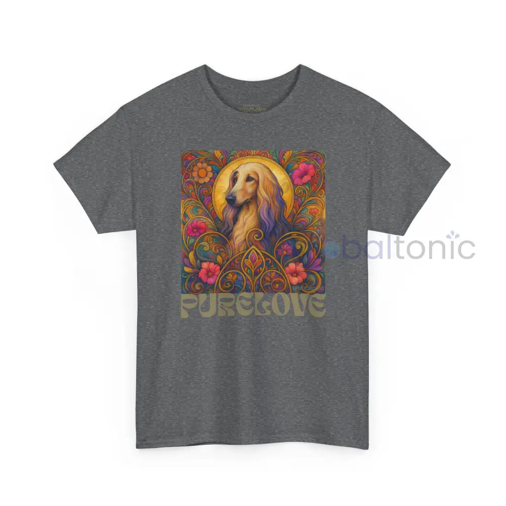 Afghan Vintage Graphic T-Shirt – Unisex Cotton Tee for Dog Lovers T-Shirt