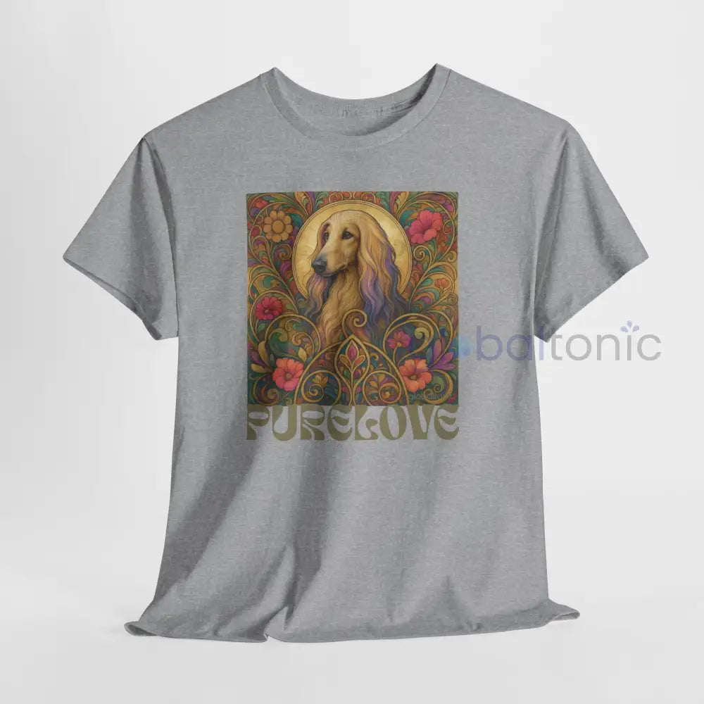 Afghan Vintage Graphic T-Shirt – Unisex Cotton Tee for Dog Lovers T-Shirt