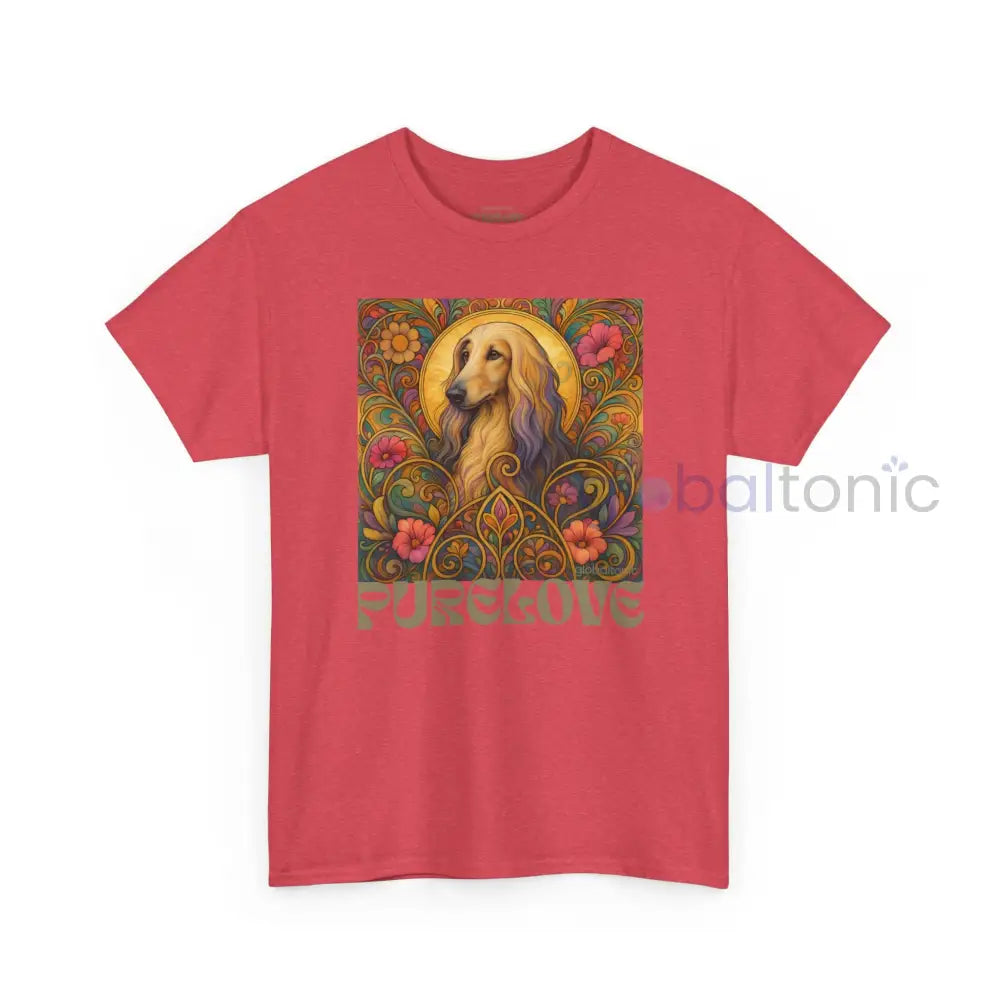 Afghan Vintage Graphic T-Shirt – Unisex Cotton Tee for Dog Lovers T-Shirt