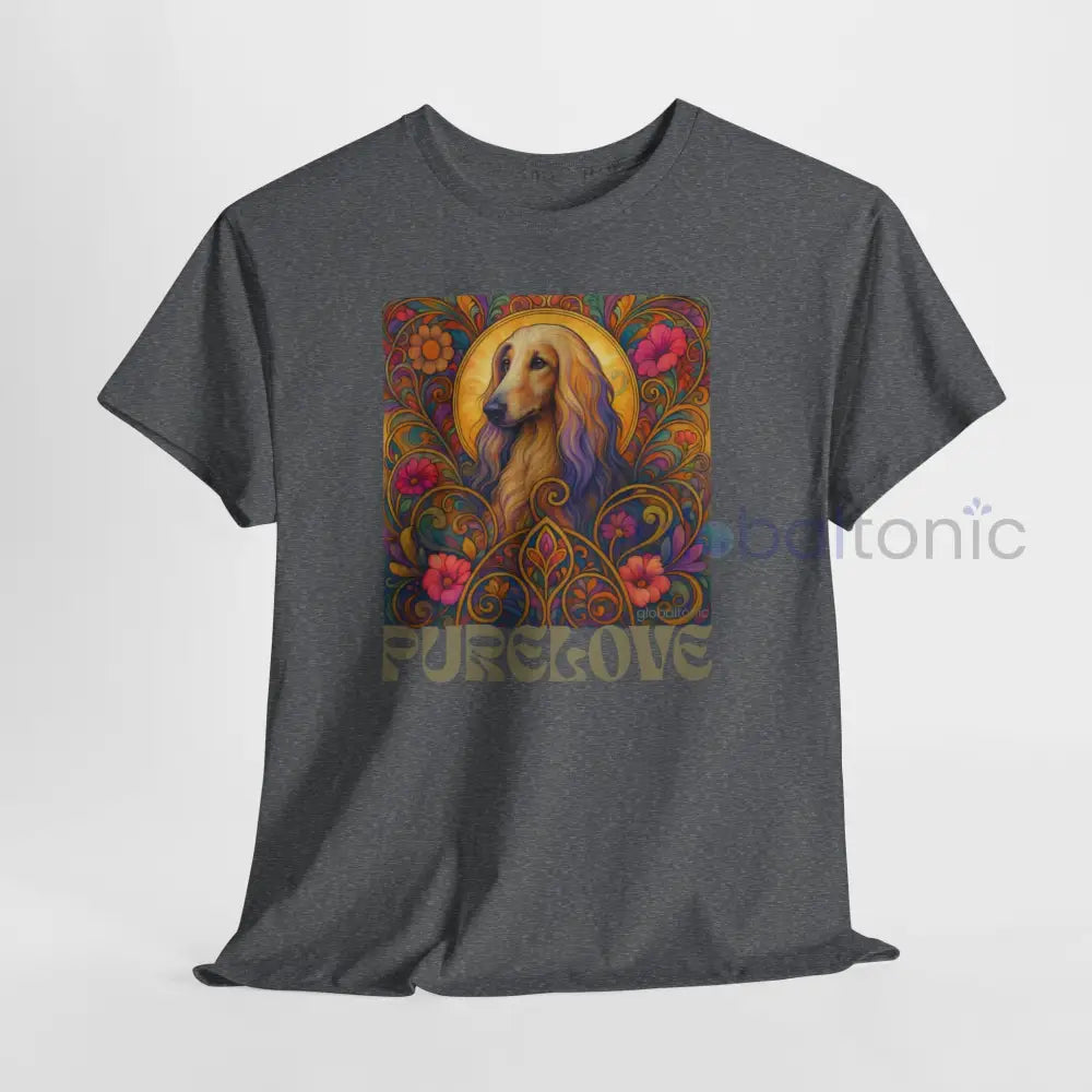 Afghan Vintage Graphic T-Shirt – Unisex Cotton Tee for Dog Lovers T-Shirt